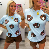Brown Front Pocket Shorts