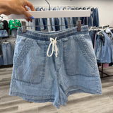 Chambray Shorts