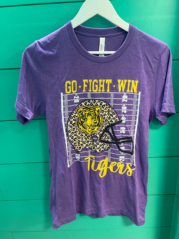 Tigers Go Fight Win Field Name Tee
