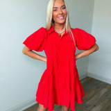 Cherry Bomb Babydoll Dress