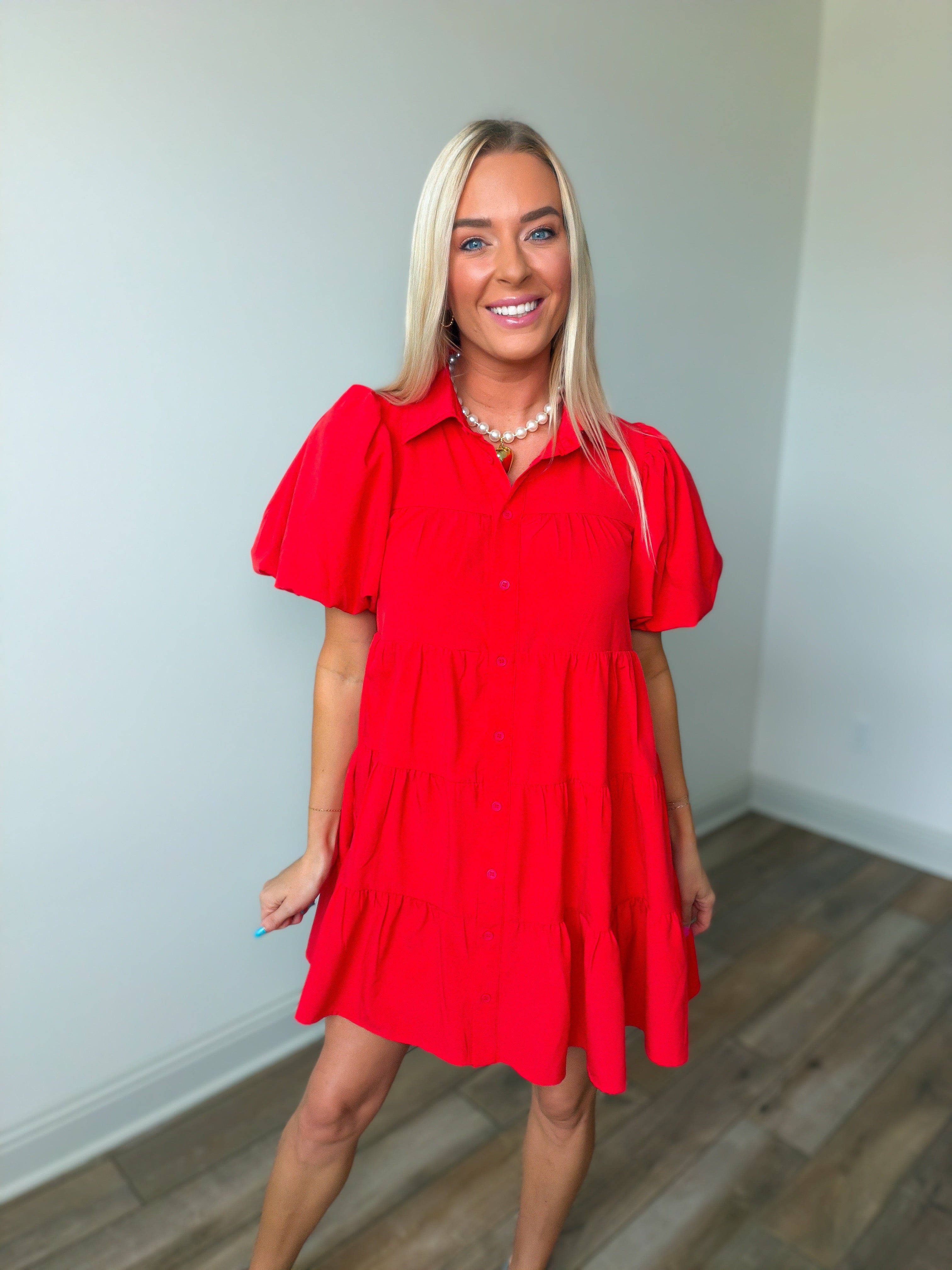 Cherry Bomb Babydoll Dress