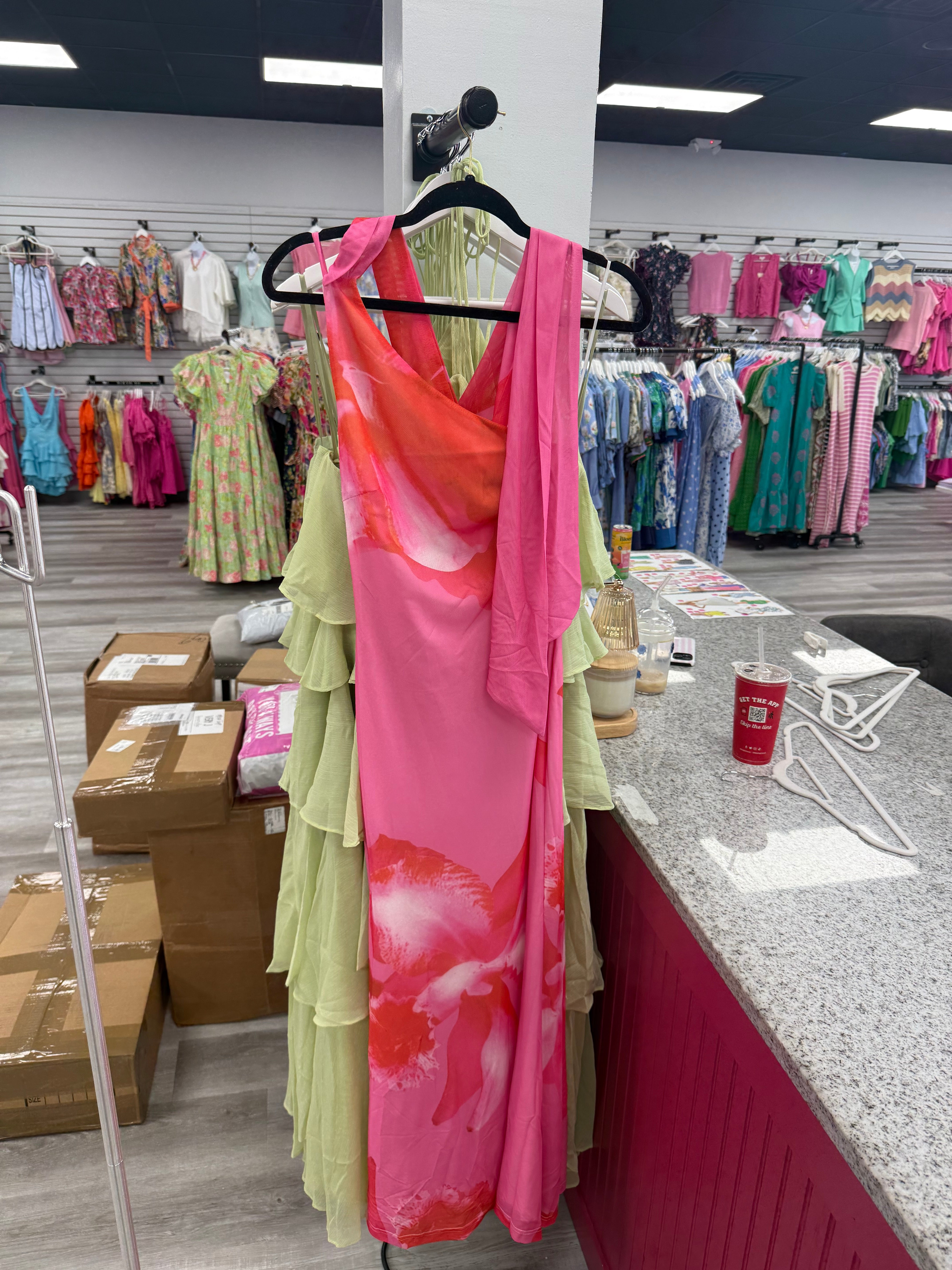 Painted in Pink Dress