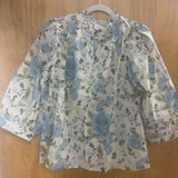 Blue Skies & Blooms Top