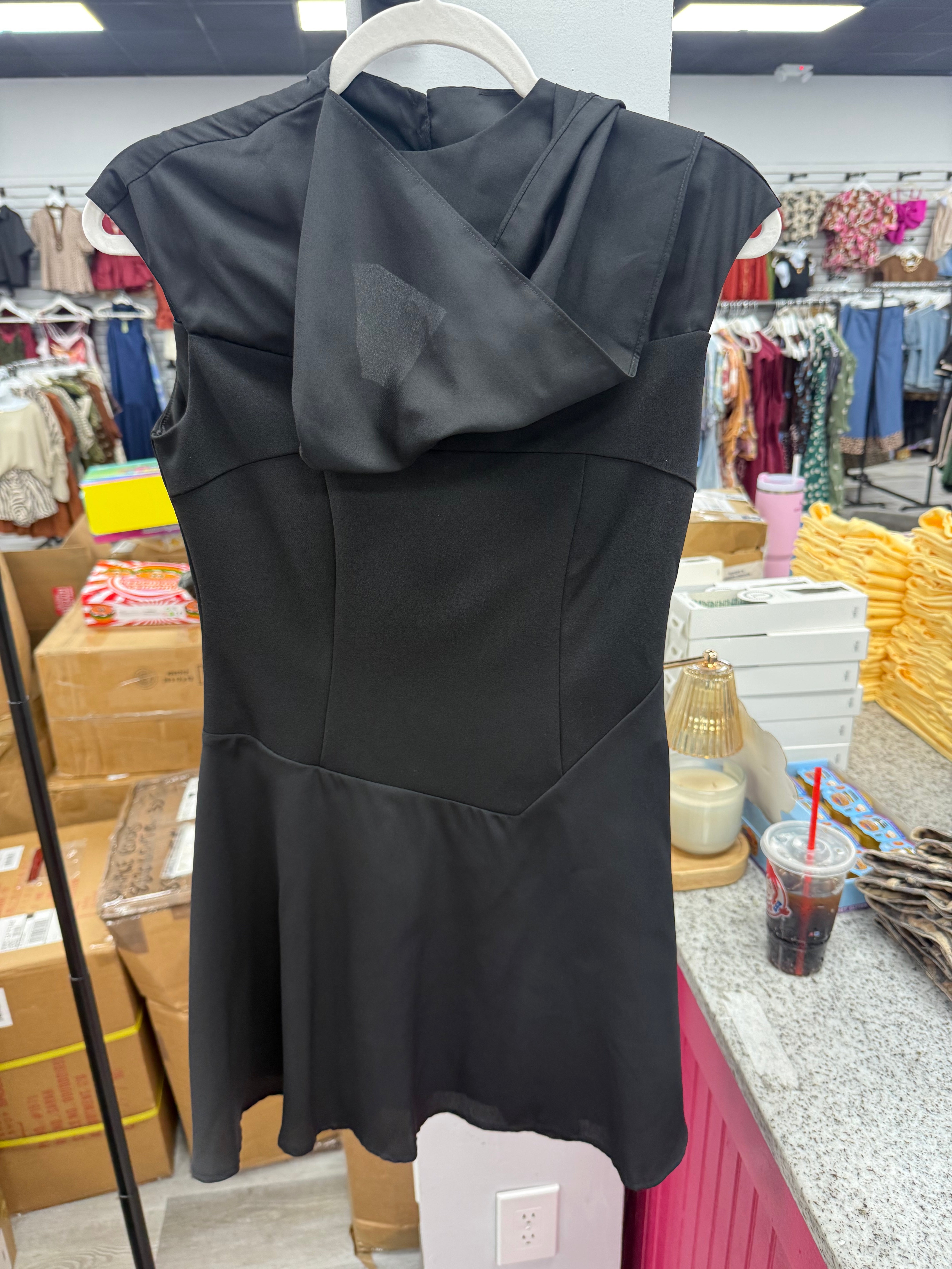 Little Black Moment Mini Dress