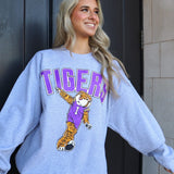 Mike the Tiger Distressed Sweatshirt