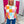 Color Me Happy Checkered Short Sleeve Sweater