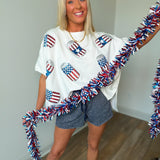Red White & Brew Tee