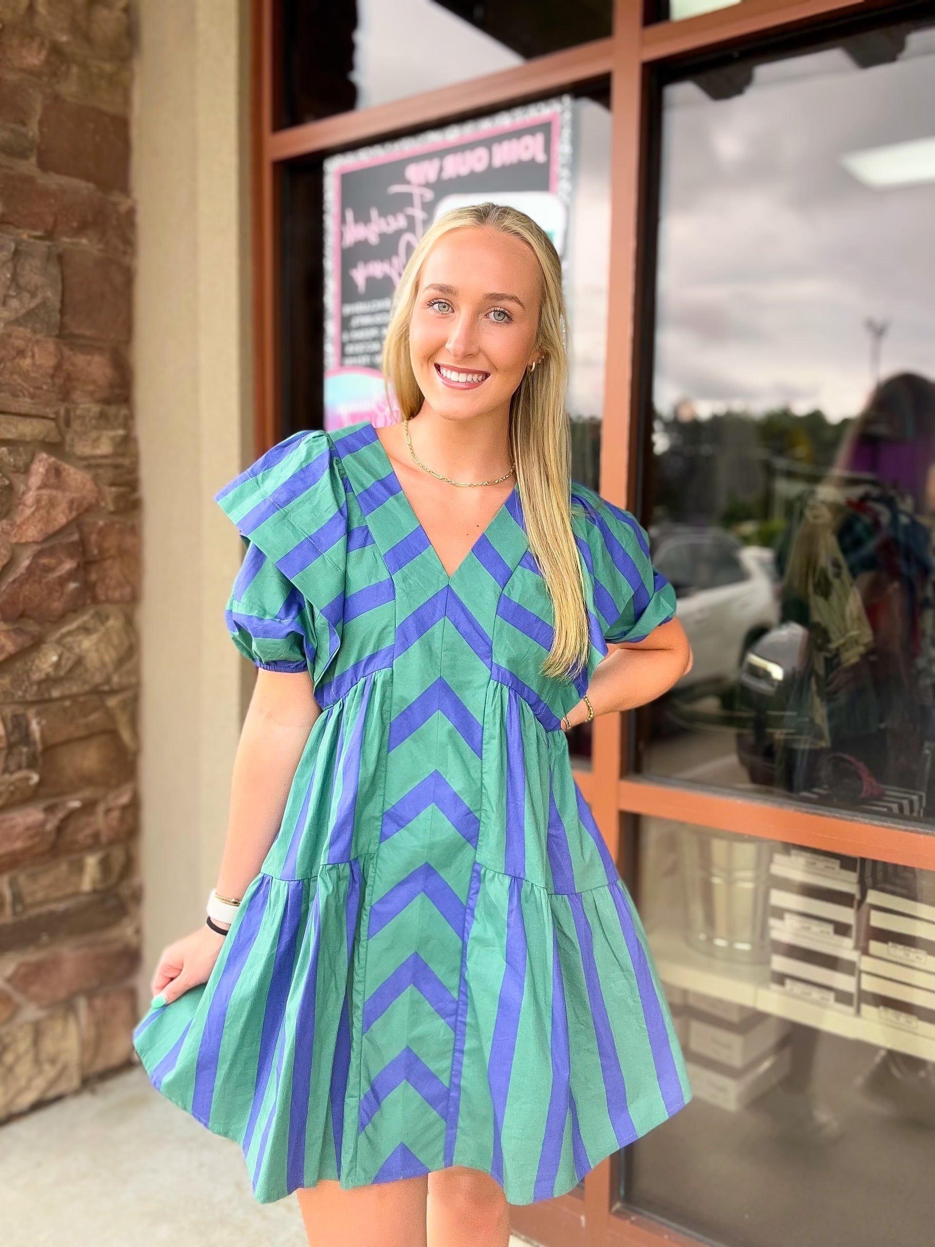 Turning Heads Stripe Dress