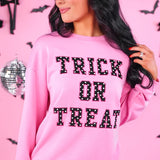 Trick or Treat Polka Dot Patch Pullover