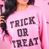 Trick or Treat Polka Dot Patch Pullover