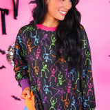 Skeleton Party Pullover
