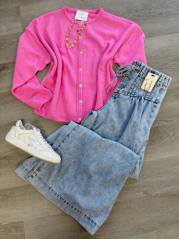 The Dreamy Pink Cardigan