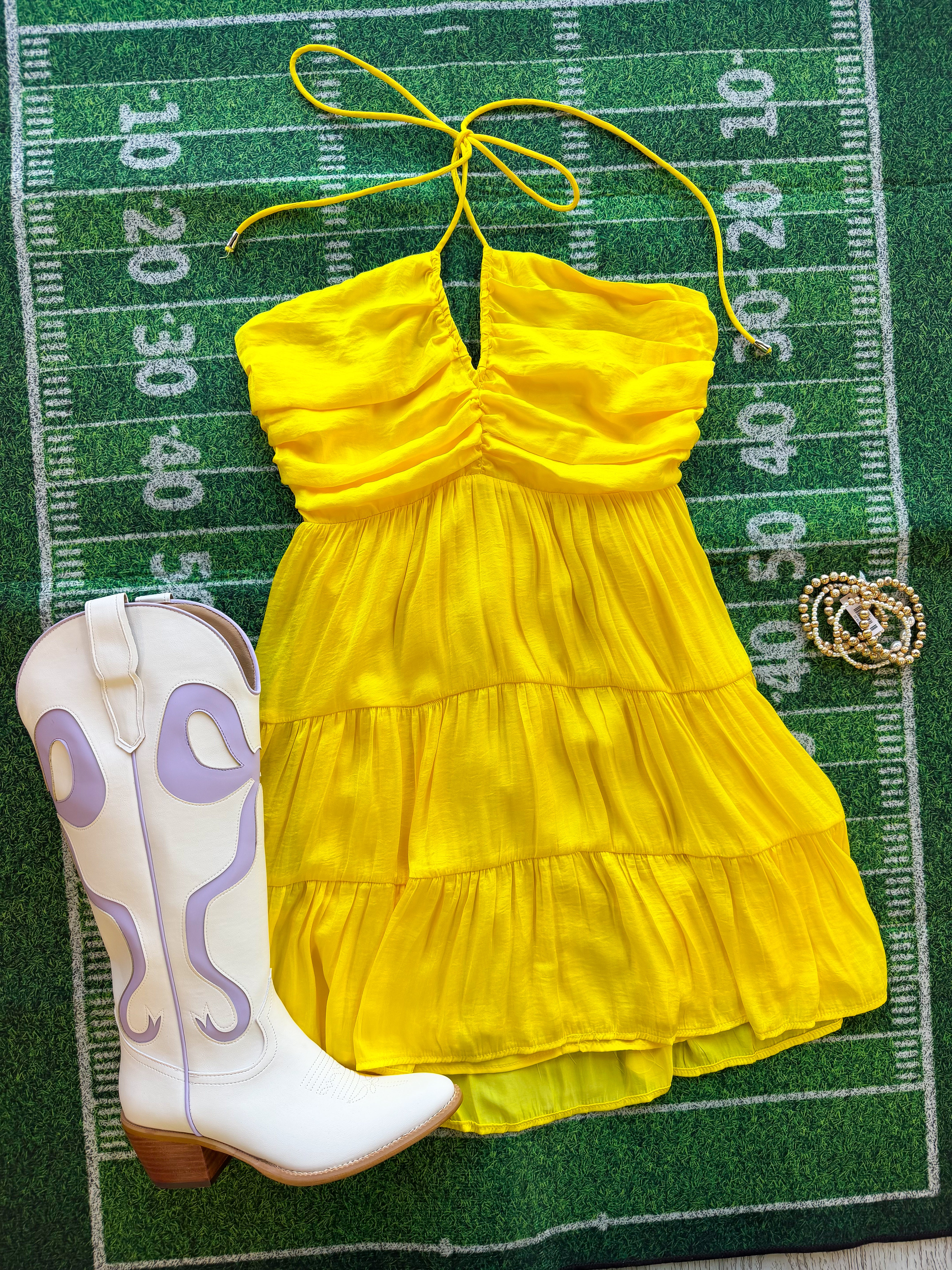 YELLOW HALTER
