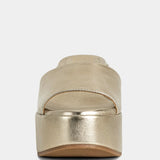 The Ivy Gold Platform Sandal | Shu Shop