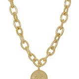 Gilded Coin Necklace