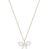 Pearl Bow Necklace
