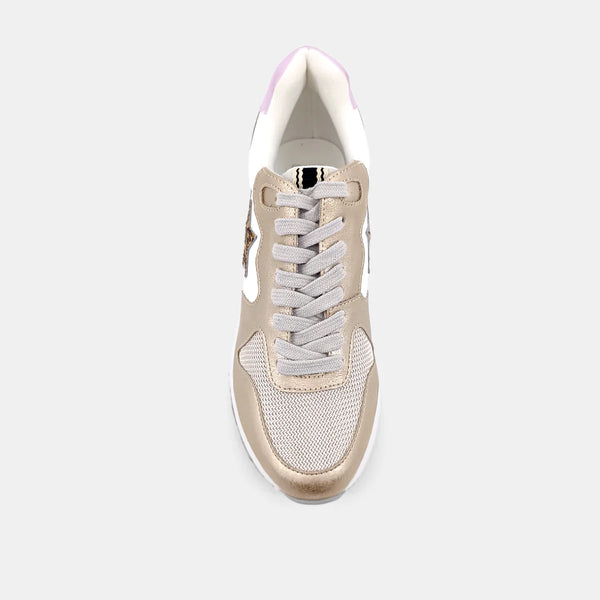 The Patricia Sneaker - Light Gold