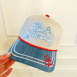 Blue Jean Baby Hat