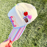 Teacher Hat Rainbow