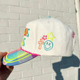 Make Jesu Famous Colorful Plaid Hat