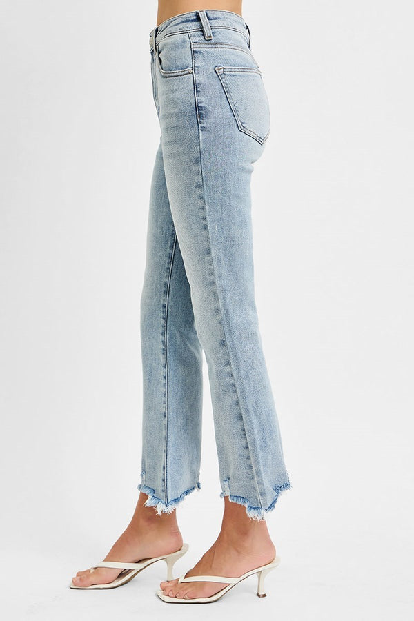 The Bella High Rise Crop Denim