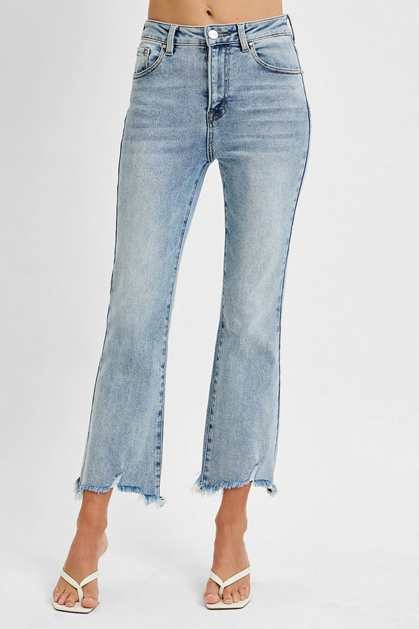 The Bella High Rise Crop Denim