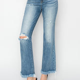 The Whitney Denim High Rise Boot Cut Jeans  | RISEN