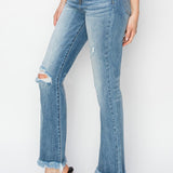 The Whitney Denim High Rise Boot Cut Jeans  | RISEN