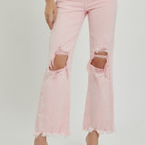 The Dani Denim | Pink Distressed