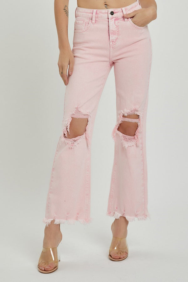 The Dani Denim | Pink Distressed