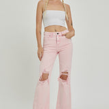 The Dani Denim | Pink Distressed