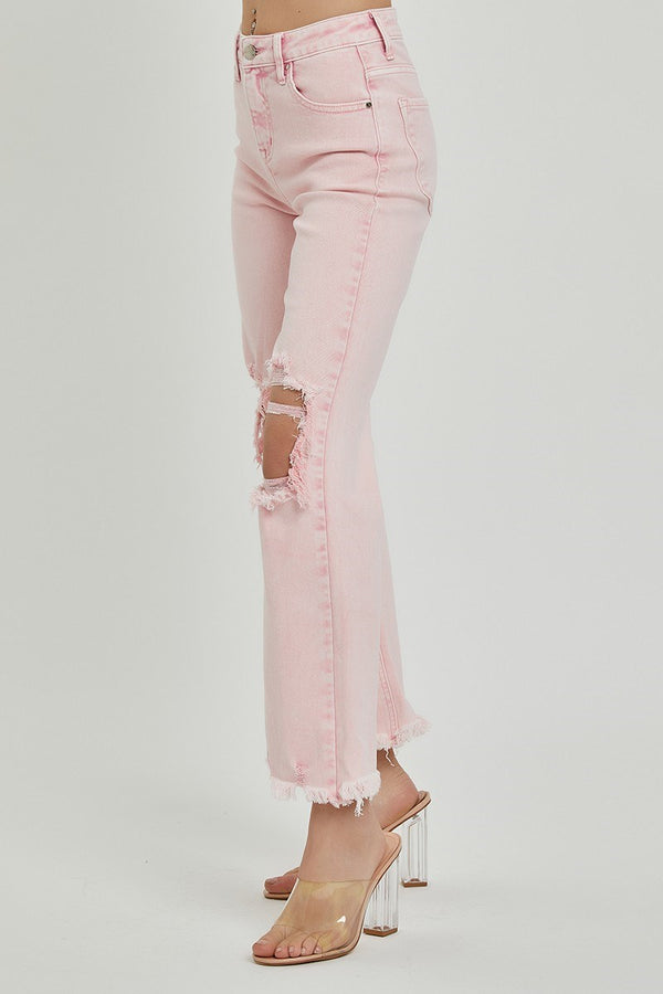 The Dani Denim | Pink Distressed