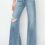 The Stormy Jeans - Multi Button Midrise