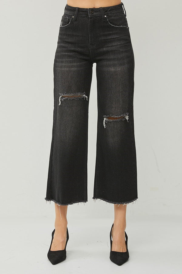 The Dahlia Black Denim