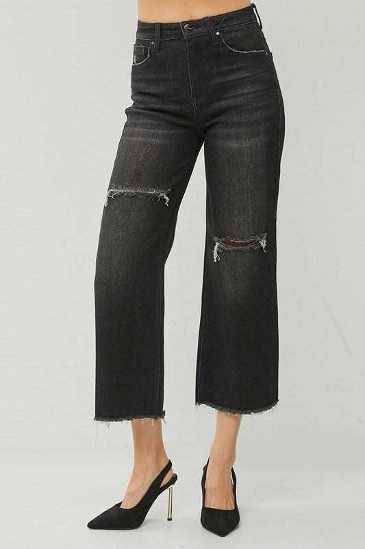 The Dahlia Black Denim