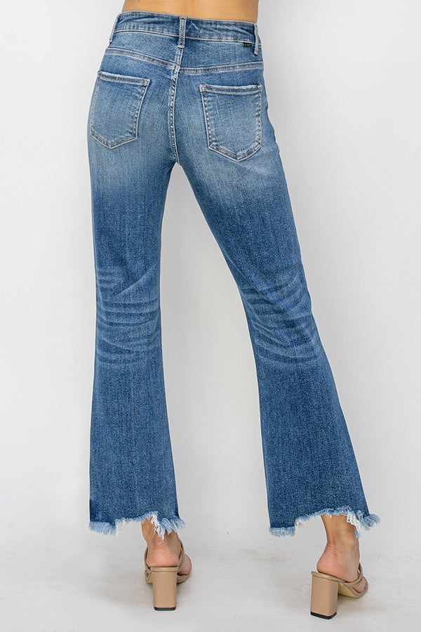 The Eve Denim | High Rise Crop Flare