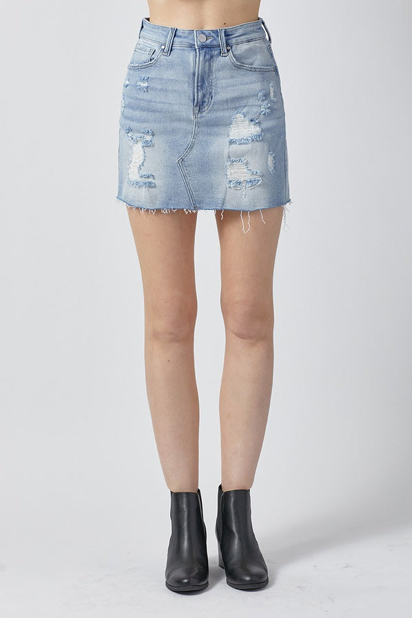 The Regina Denim Skort