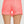 The Kiara - Neon Coral Denim Shorts