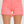 The Kiara - Neon Coral Denim Shorts