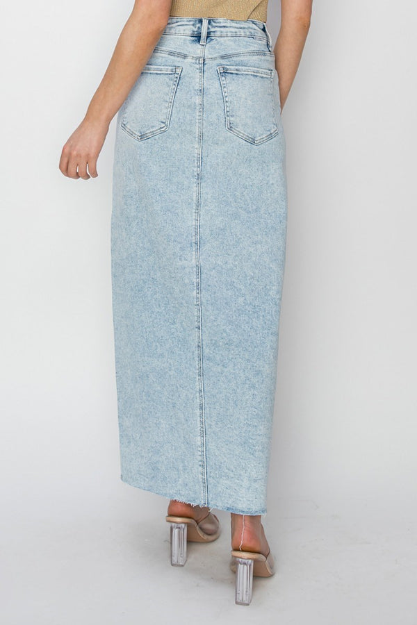 The Lainey Crossover Slit Maxi Skirt