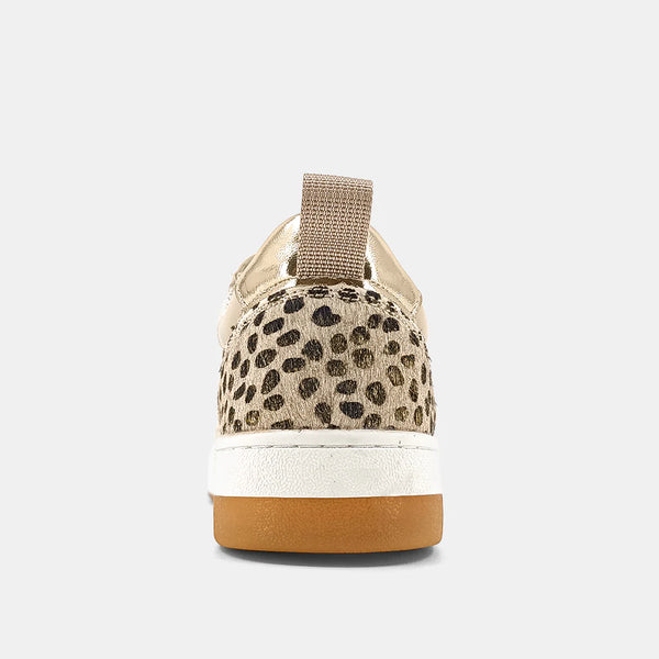 Romi Gold Cheetah Sneakers