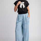 Put a Bow On It Mock Neck Bow Sweater
