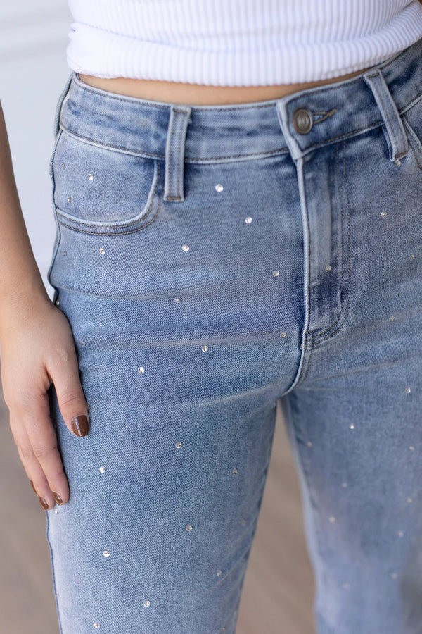 Crystal Studded Jeans