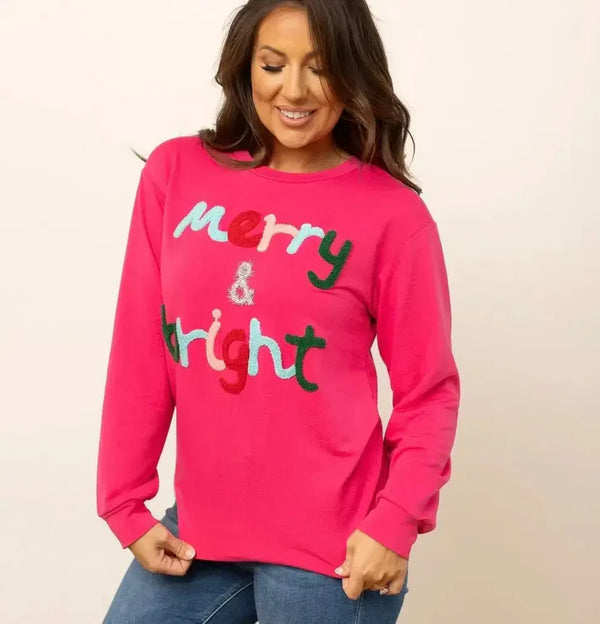 Merry and Bright Tinsel Longsleeve