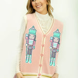 Sequin Nutcracker Vest