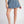 Mineral Wash Denim Mini Skirt