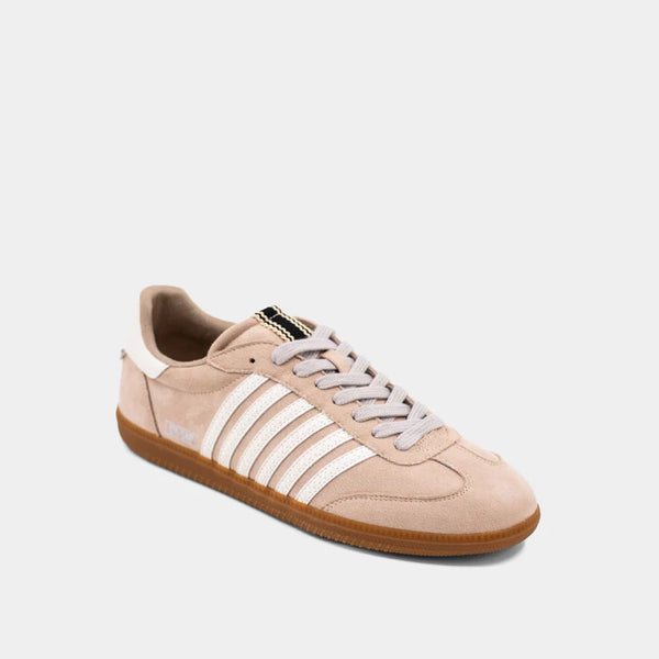 The Stevie Sneaker Beige Suede | SHU SHOP