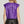 Metallic Purple Sleeveless Sweater