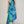 Take Me to the Tropics One Shoulder Dress - Blue and Green - ONLINE ONLY