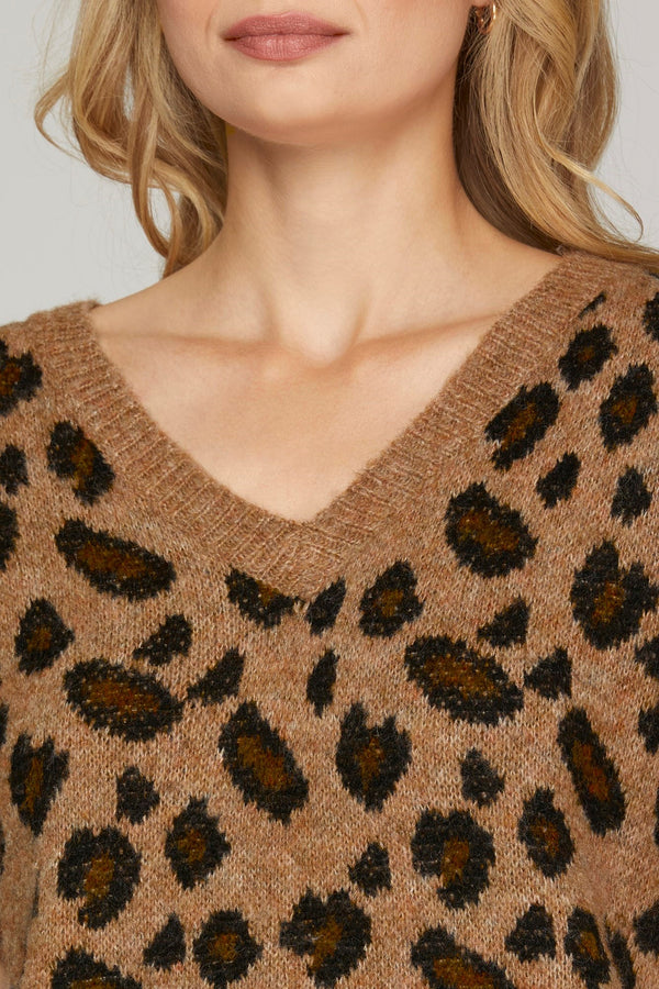 Stay Longer Leopard Sweater